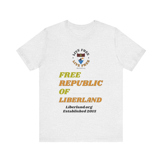 Liberland Crest! Unisex Jersey Short Sleeve Tee